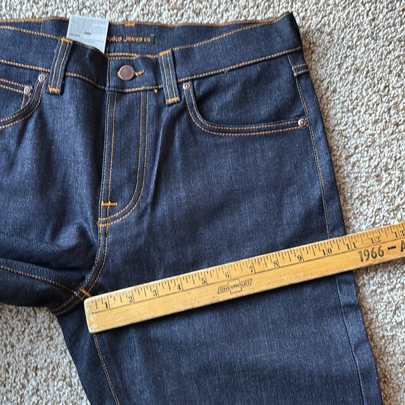 NWT Nudie Jeans Co Men’s Steady Eddie II Tapered Dry True Denim Jeans 29 x 34 - Picture 11 of 16